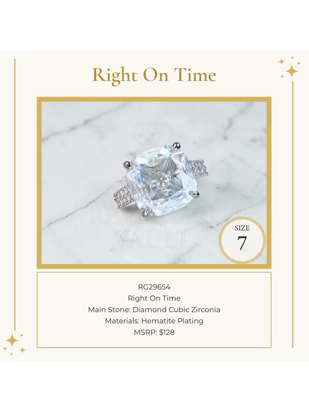 Right On Time - Size 7 - April Birthday 2025